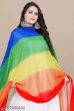 Georgette kurta set with palazzos, solid net pattern, three-quarter sleeves - Aagyeyi alluring women's fashion, India