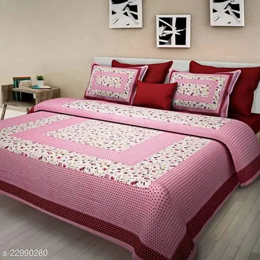 Trendy classy floral bedsheets, vibrant hues and intricate patterns, made in India
