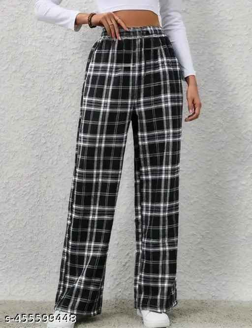 Cotton checked pajama set in India, featuring S, M, L, XL sizes
