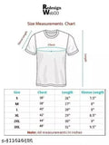 White printed Siddu Moosewala t-shirt, polyester short sleeved top with printed design, Indian fashion apparel