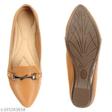 Synthetic women's loafers, trendy and stylish, closed back design, attractive look, comfortable sizes: IND-4, IND-5, IND-6, IND-7. Made in India