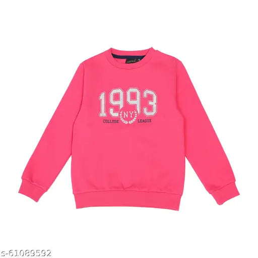 New Design kids' wool sweatshirts with printed long sleeves, stylish for casual & party wear, Cremlin Clothing