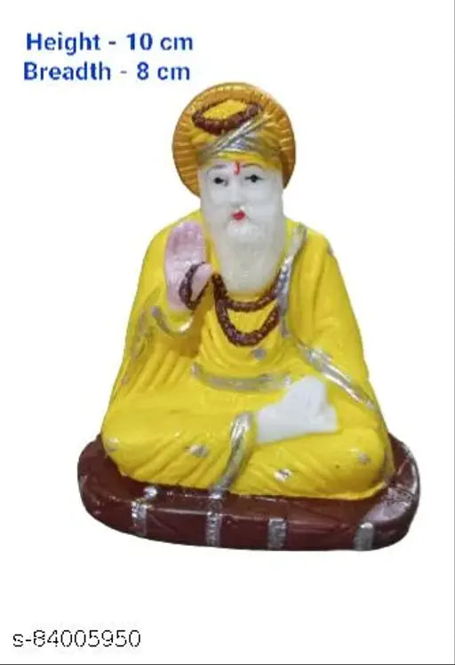 Unbreakable Poly Resin statue of Guru Nanak Dev Ji - home decor, Indian wall art, spiritual showpiece