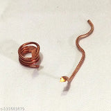 Small Size Silver Naag Nagin set for Pooja, copper metal snakes for Kal Sarp Dosha. Indoor product dimensions: 2x2x3 cm