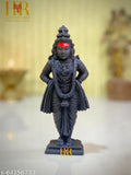 Black Poly Resin Vitthal Rukmini Statue - Idol for Home Decor & Gifting