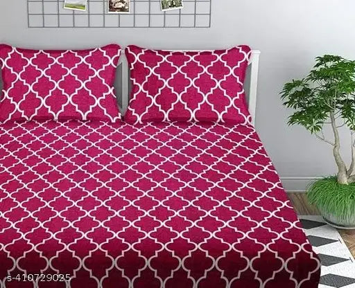 Glace cotton, superfine double king floral abstract striped flat sheets (270 thread count), ideal for summer, adult use