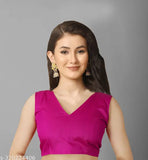 Super net mirror work saree with separate dupion silk blouse, traditional Indian embroidery