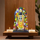 Wooden Ram Lalla MDF cutout, 4.5cm x 6cm x 0.5cm from Ayodhya Mandir - Indian divine home decor