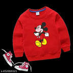 Warm, cotton blend printed design kids sweatshirt combo pack of 2 (18-24M to 7-8Y), winter wear for boys and girls
