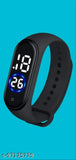 Touchscreen Kids Watch with Time Display, Black Strap, Digital Clock