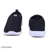Striped slip-on mesh sports shoes by SUPEX, comfortable for running or walking (size N IND-4 to IND-9)