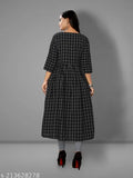 Trendy black anarkali kameez women's traditional wear
