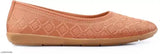 Tan synthetic leather embroidered Jaipuri ballerinas for women, party, wedding outdoor occasion outfits
