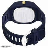 Attractive analog mrl squre combo watch for kids, children, boys and girls. Blue strap with date function