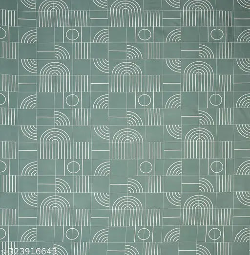 Glace Cotton double king superfine checked flat sheets with 2 pillow covers, ideal for summer - India