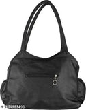 Ladies black shoulder bag, women's fashionable handbag with multiple pockets and card slots for travel or work