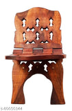 Brown wooden rehal book stand