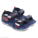 Trendy lightweight Flyasia kids sandals, blue velcro straps, suitable for boys and girls aged 5-12 years