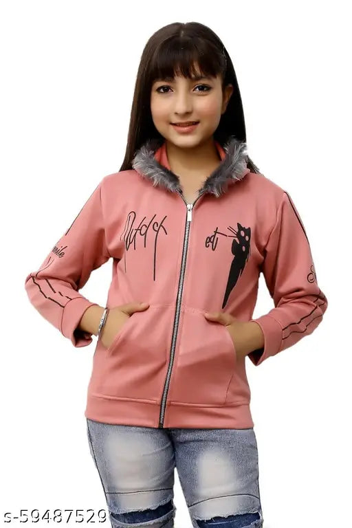 Light Pink Polycotton Mickey Mouse Hoodie with long sleeves for kids aged 11-16 years, printed pattern design