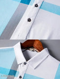 Blue printed polo neck cotton t-shirt for men with short sleeves, featuring eye-catching design. Available in S, M, L, XL, XXL, XXXL sizes. Made in India