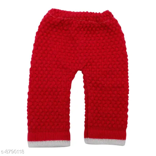 Red wool baby hoodie sweaters in sizes 0-3 months, 0-6 months, 3-6 months from India