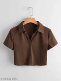 Lycra baggy t-shirt in solid color for women & girls, made in India