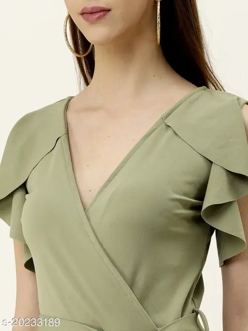 Comfy glamorous women's jumpsuit in Lycra, available in L and XL. Fashion-forward Indian apparel