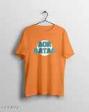 Fashionable men's cotton short sleeve t-shirt with printed design, size S-XXL, India origin