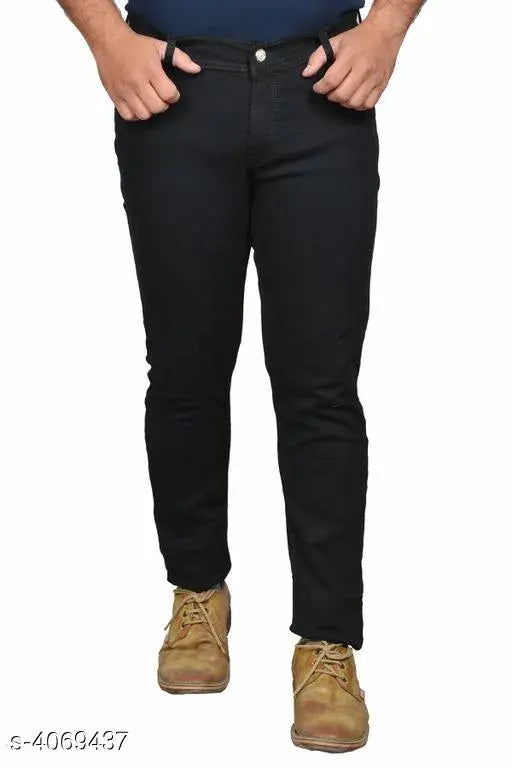 Fancy denim solid jean - high-quality indian denim, perfect fit for sizes 28, 30, 32, 34, 36