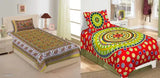 Stylish Cotton 90 X 60 Double Bedsheet