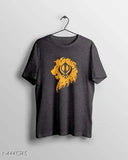 Trendy men's cotton t-shirt, short sleeves with printed design. Single unit available in sizes S, M, L, XL, XXL. Made in India