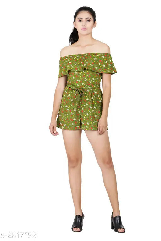 Fabulous American Crepe cotton jumpsuit for women, India-made fashion outfit