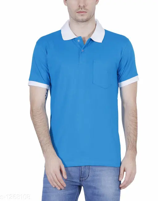 Cotton short-sleeve solid Fleximaa men's t-shirt, made in India