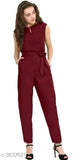 Elegant rayon women's jumpsuit in sizes S, L, XL - Indian-made fashion outfit on hanger