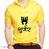 DR12 Gujjar printed poly blend short sleeve men's t-shirt, Made in India