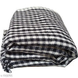 Fashionable checked cotton single blanket, 160 thread count, 60" x 90