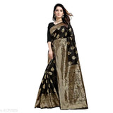 Embellished Banarasi Art Silk saree, free size Indian womenswear