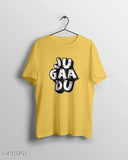 Trendy men's cotton short-sleeved t-shirts with printed design, vibrant and comfortable, XS to XXL sizes, made in India