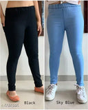 Trendy black denim skinny fit jeans for girls - limited time offer, perfect everyday style
