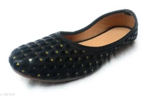 Trendy Indian solid ballerina india bellies, closed back design for women's fashion