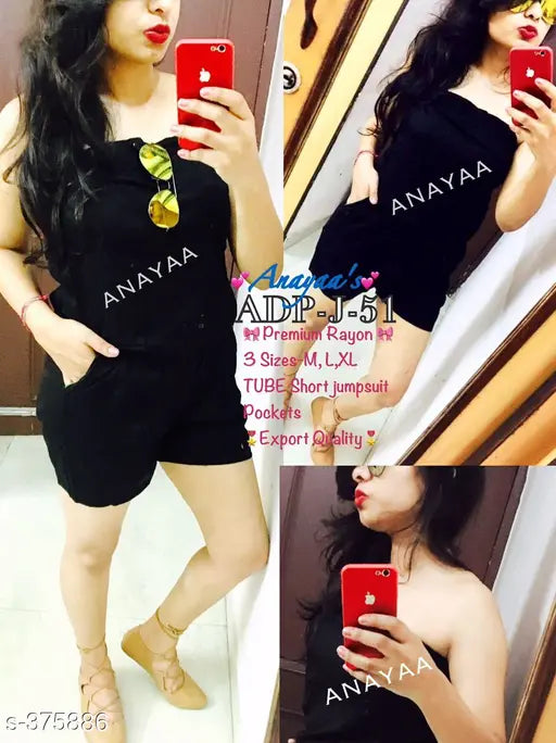 Trendy rayon jumpsuit, vibrant, stylish clothing for women, L size, Indian origin