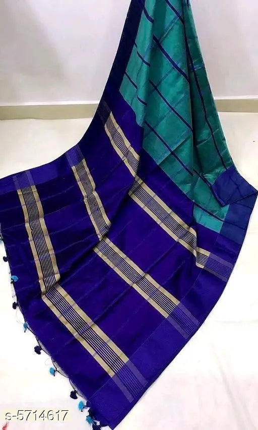 Fashion Designer Saree, woven design, free size (5.5m x 0.8m), handloom from India