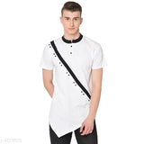 Modern Men cotton t-shirt, short sleeves, printed design, size S, M or larger, made in India