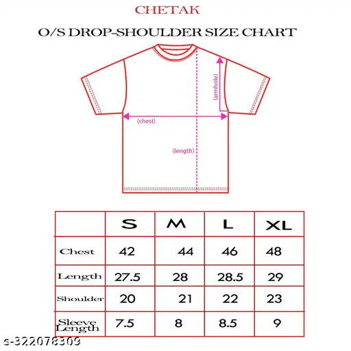 Black Oversized Tshirt for men