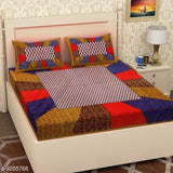 Brown cotton pillow covers, pack of 1, queen size with 140 thread count, handcrafted in India