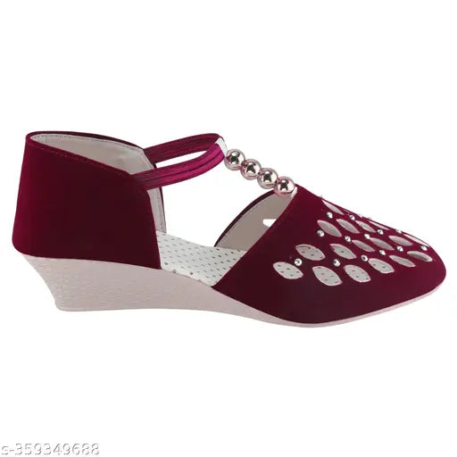 Suede Indian slip-on ballerinas, solid design for women - SPPIF Bellies