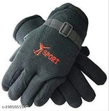 Winter woolen beanie cap, scarf, and hand glove combo pack in onesize - others material, pattern, size - made in India