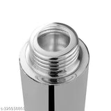 Silver stainless steel baby sipper bottle, 250ml with blue cover - Kids feeding water bottle from ECOM FASHION HUB