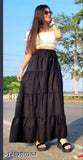 Black high waist skirt