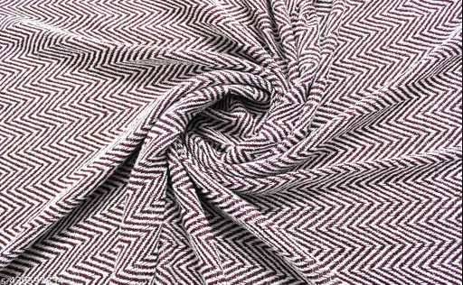 Cotton wide chevron throw, geometric pattern, premium Indian-made home decor
